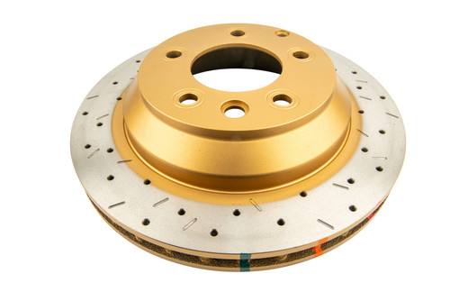 DBA 06-15 Audi Q7 Rear Drilled & Slotted 4000 Series Rotor - DBA42245XS Photo - Primary