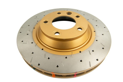 DBA 3/06-08 Audi Q7 Front Drilled & Slotted 4000 Series Rotor - DBA42246XS Photo - Primary