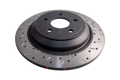 DBA 2016-2017 Ford Focus RS Rear Drilled & Slotted 4000 Series Rotor - DBA42969BLKXS Photo - Primary