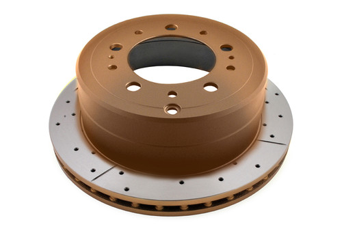 DBA 98-05 Lexus LX470/98+ Toyota Landcruiser 100 Series Front Drilled & Slotted Street Series Rotor - DBA789X Photo - Primary