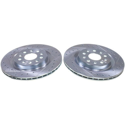 Power Stop 22-24 Jeep Grand Cherokee Rear Drilled & Slotted Rotor - Pair - AR83115XPR User 1