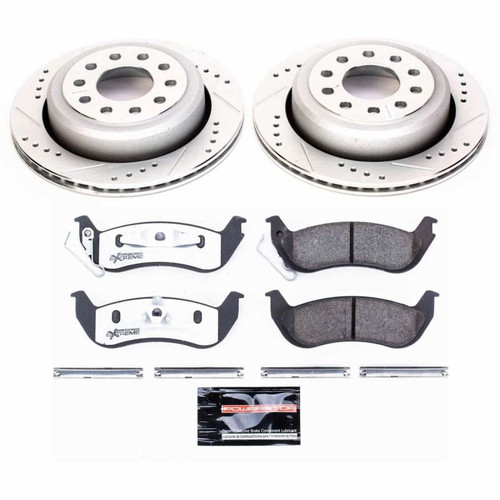 Power Stop 03-11 Lincoln Town Car Rear Z26 Street Warrior Brake Kit - K5293-26 Power Stop 03-11 Lincoln Town Car Rear Z26 Street Warrior Brake Kit - K5293-26