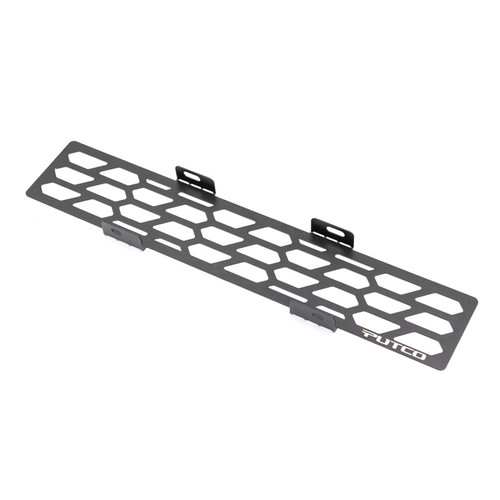 Putco 23-24 Ford F250/F350 Super Duty Hex Shield Design Bumper Grille Inserts - Black Powdercoated - 83172 Photo - Primary