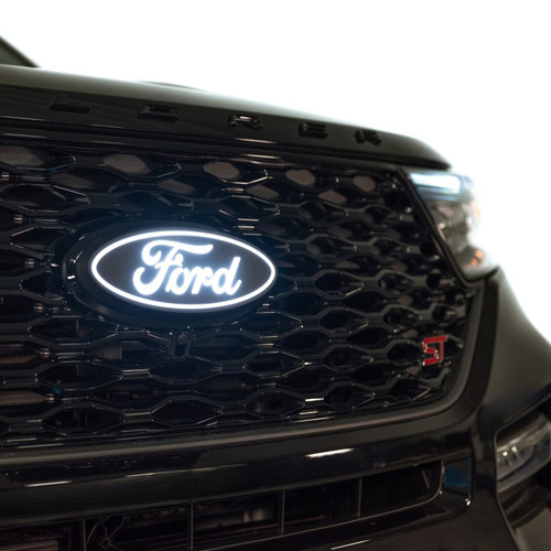 Putco 2025 Ford Explorer Luminix Front Grille Ford LED Emblem - 92901-10 Photo - Primary