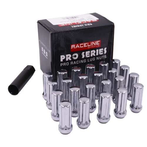 Raceline Jeep 14x1.50mm XL Spline Chrome Lug Nuts (Set of 23) - L73809LA-23NV-JEEP Photo - Primary