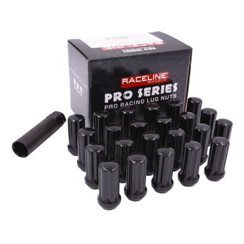 Raceline 14x1.50mm XL Spline Black Lug Nuts (23 Pack) - L73809LBKA-23NV-JEEP Photo - Primary