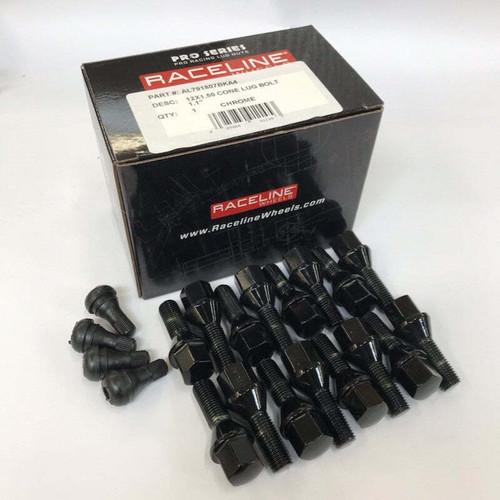 Raceline 12x1.50 1.1in Black Lug Bolts - L791807BKA4 Photo - Primary