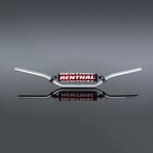 Renthal 86-89 Honda TRX250R/17/20 Ducati Scrambler Sixty2/2020 CafeRacer 7/8 in. Handlebar - Silver - 615-01-SI-03-219 Photo - Primary