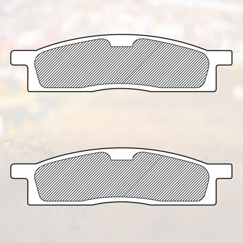 Renthal 18+ Yamaha YZ65-85/ TTR 125 Front / Rear Works Brake Pads - BP-109 Photo - Primary