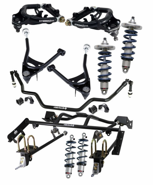 Ridetech 67-70 Ford Mustang Small Block Complete Coilover Suspension System - 12100202 Photo - Primary
