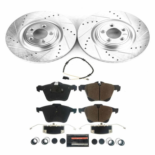 Power Stop 18-19 Jaguar F-Type Front Z23 Evolution Sport Brake Kit - K8037