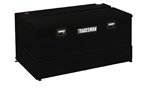 Tradesman Steel L-Shape Liquid Storage Tank Combo (48in. / 80 Gallon Capacity) - Black - 76648 Photo - Primary