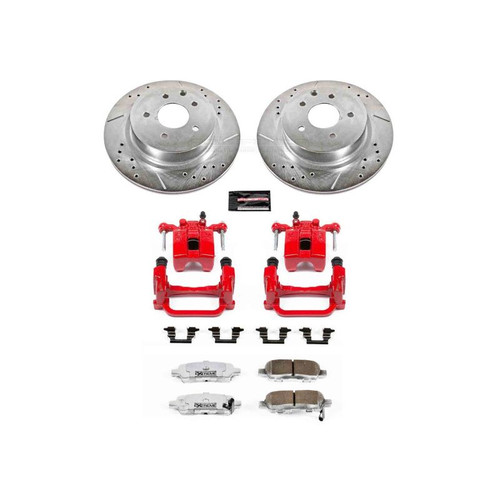 Power Stop 05-08 Infiniti G35 Rear Z26 Street Warrior Brake Kit w/Calipers - KC179-26