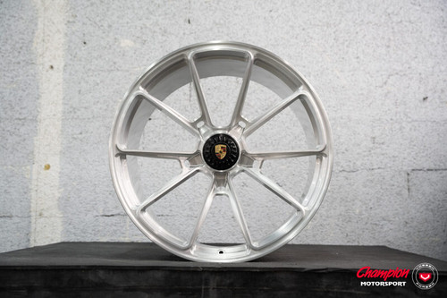 Vossen X Champion RS92 20X12 / ET47 / Brushed Gloss Clear Wheel / Centerlock / 911 GT3 991.2- Rear - RS92-54 Photo - Primary
