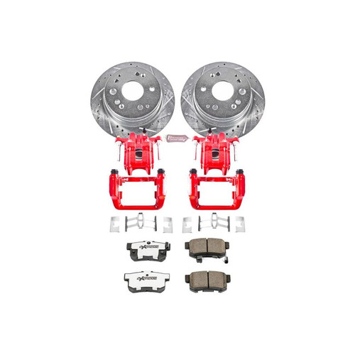 Power Stop 01-03 Acura CL Rear Z26 Street Warrior Brake Kit w/Calipers - KC2383-26