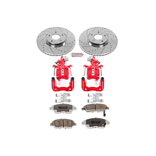 Power Stop 04-08 Acura TSX Rear Z26 Street Warrior Brake Kit w/Calipers - KC2391-26 Power Stop 04-08 Acura TSX Rear Z26 Street Warrior Brake Kit w/Calipers - KC2391-26
