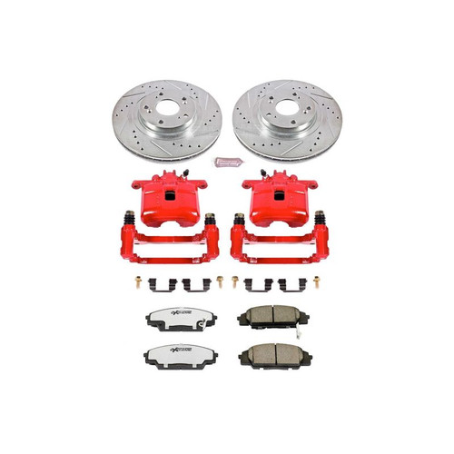 Power Stop 02-06 Acura RSX Front Z26 Street Warrior Brake Kit w/Calipers - KC2439-26