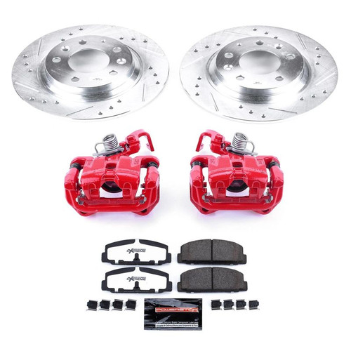 Power Stop 03-05 Mazda 6 Rear Z26 Street Warrior Brake Kit w/Calipers - KC2452-26