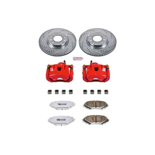 Power Stop 04-08 Mazda RX-8 Front Z26 Street Warrior Brake Kit w/Calipers - KC2964-26