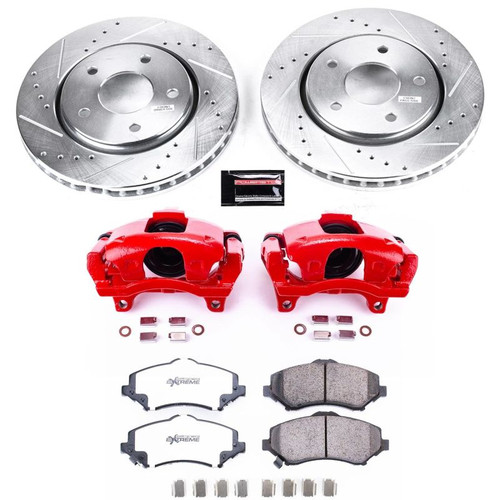 Power Stop 13-09 Dodge Journey Front Z36 Truck & Tow Brake Kit w/Calipers - KC3118A-36