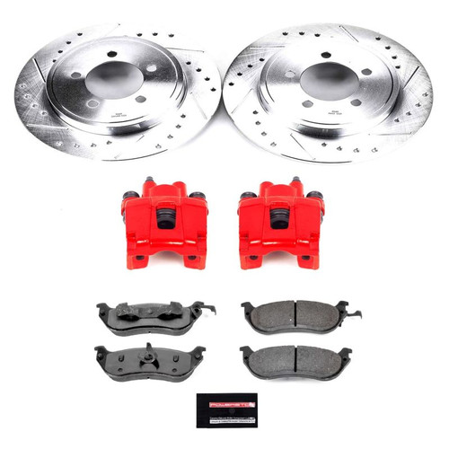 Power Stop 02-05 Ford Explorer Rear Z36 Truck & Tow Brake Kit w/Calipers - KC3150-36