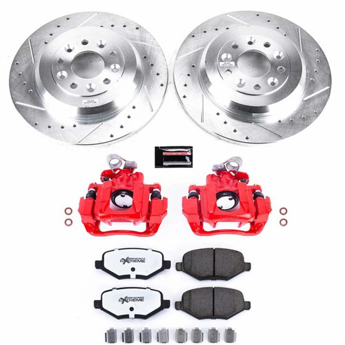 Power Stop 2009 Ford Flex Rear Z36 Truck & Tow Brake Kit w/Calipers - KC4744A-36