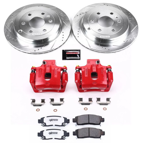 Power Stop 08-17 Buick Enclave Rear Z26 Street Warrior Brake Kit w/Calipers - KC5262-26 Power Stop 08-17 Buick Enclave Rear Z26 Street Warrior Brake Kit w/Calipers - KC5262-26