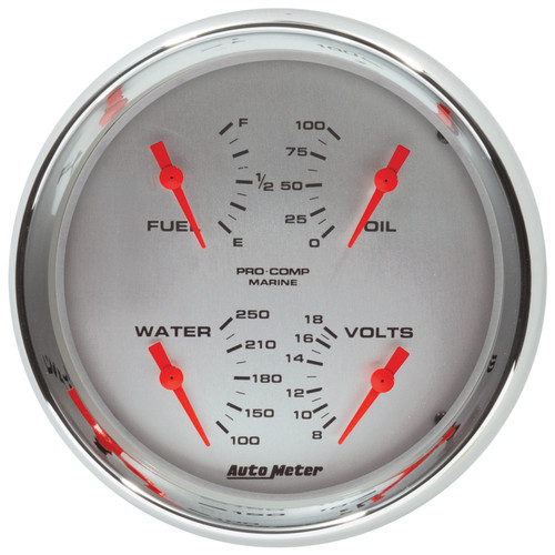 Autometer Marine Chrome - 100 PSI - 200705-35 Photo - Primary