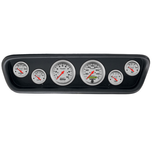 Autometer Direct Fit 5 Piece Dash Kit 64-65 Ford Mustang (3 3/8in & 2 1/16in x 4) - Ultra-Lite - 2107-13 Photo - Primary