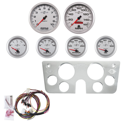 Autometer 67-72 Chevrolet Truck Direct Fit Dash Kit - ULTRA-LITE II - 7045-14 Photo - Primary