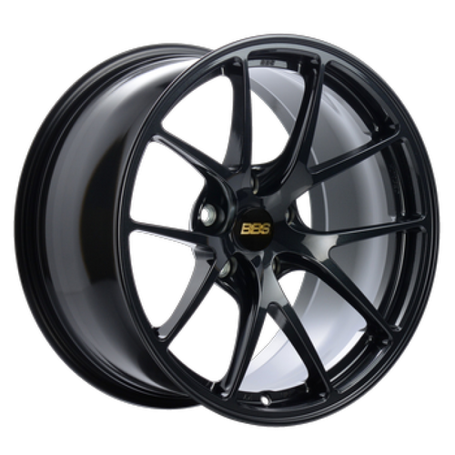 BBS RI-A 18x9.5 5x120 ET40 PFS Metallic Black Subtle Blue Flake Wheel -82mm PFS/Clip Req - RIA009WBP Photo - Primary