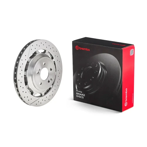 Brembo 12-15 Land Rover Range Rover Evoque/11-18 Volvo S60/08-16 Volvo XC70 Rear UV Coated Rotor - 09.C128.33