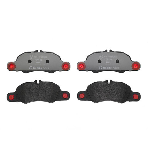 Brembo 17-19 Porsche 718 Boxster/718 Cayman/13-16 Boxster Front Premium Low-Met OE Equivalent Pad - P65018 Photo - Primary