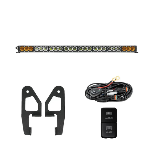 Cali Raised 05-23 Toyota Tacoma Roof Rack Front Light Bar Kit - CR4302 Photo - Primary
