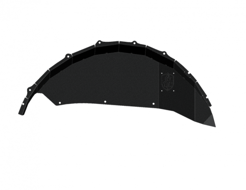 Road Armor 18-20 Jeep Wrangler JL Stealth Rear Fender Liner Body Armor - Black Steel - 518LFRSB User 1