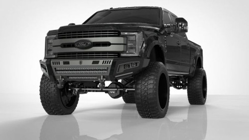 iDentity Front Bumper Shackles/Wide End Pods/X3 Cube/ Accent Lights Beauty Ring - BLK Powder Coat - 6174DF-B1-P3-MR-BH-B User 1