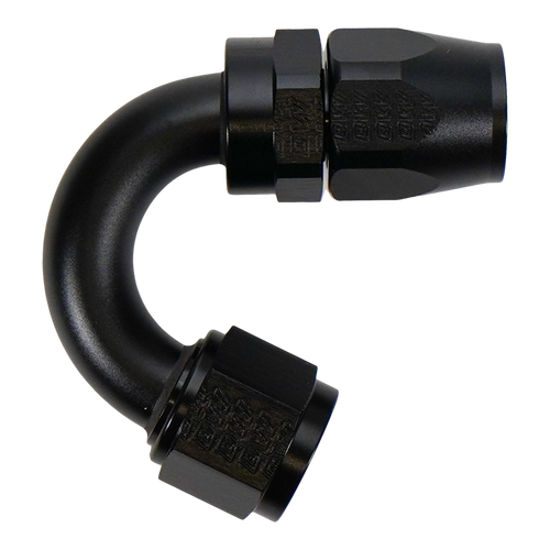 DeatschWerks 10AN Female Flare Swivel 150-degree Hose End CPE - 6-02-0832-B Photo - Primary
