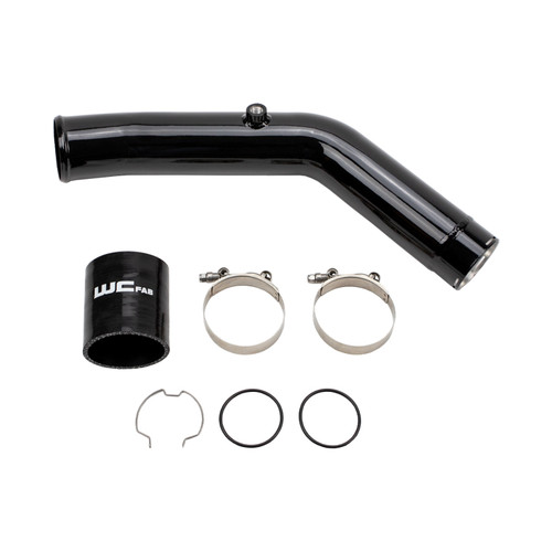 Wehrli 23-24 Ford 6.7L HO Power Stroke 3in Hot Side Intercooler Pipe - Gloss Black - WCF100308-GB Photo - Primary