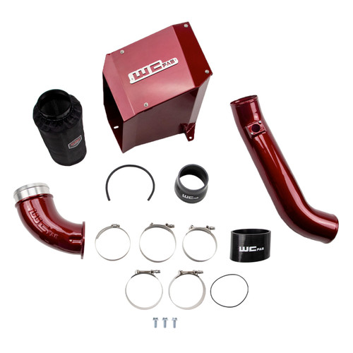 Wehrli 01-04 Duramax LB7 4in Stage 2 Intake Kit w/ Air Box - Gun Metal - WCF100300-GM Photo - Primary