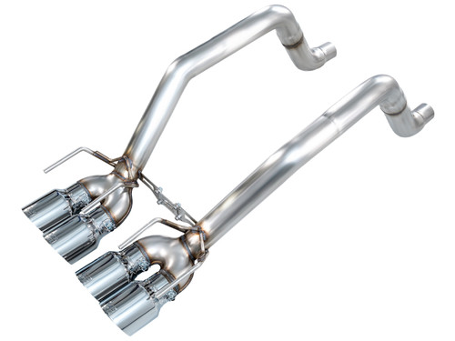AWE Tuning 05-07 C6 Chevrolet Corvette 6.0L Track Edition Axle-Back Exhaust w/ Chrome Silver Tips - 3020-42660 Photo - Primary