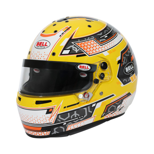 Bell Helmet Rs7-K Stamina Anthracite/Yellow Med (58-59) Fia8878-2024/K2025 - 1310C02 Photo - Primary