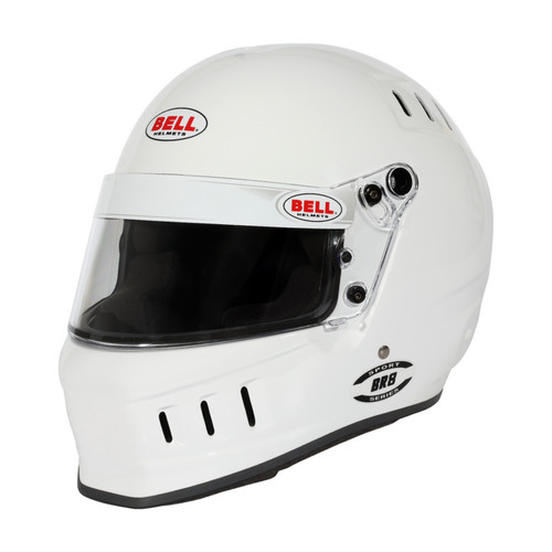 Bell Helmet Br8 White Xlg(61-61 +) Sa2025 - 1436A34 Photo - Primary