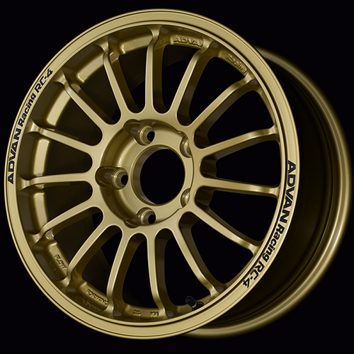 Advan RC-4 15x6.5 / +38 Offset / 4-100 / 63mm Bore / Rally Gold - YAU5D38AZ Photo - Primary
