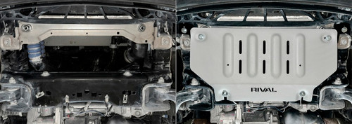 RIVAL 2015+ Ford F150 Expedition Ecoboost Aluminum Radiator Skid Plate - 2333.1855.2.6 User 1