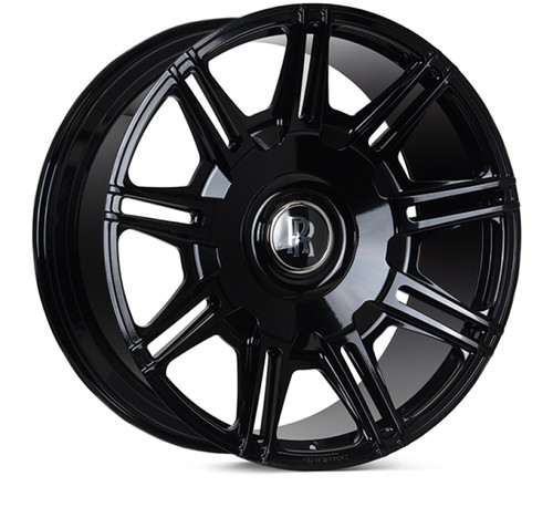 Vossen x Novitec SP2 22x10.5 ET:15 Gloss Black Rolls-Royce Ghost 2nd Gen Rear Wheel - F-AFP-118-F01-C25 Photo - Primary