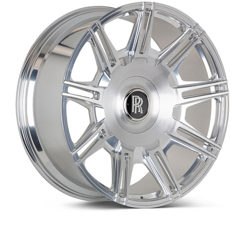 Vossen x Novitec SP2 22x10 ET:12 Brushed - Gloss Clear Rolls-Royce Phantom 1st Gen Rear Wheel - F-AFP-427-F02-C04 Photo - Primary