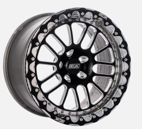 Belak 15x7 / 5x114.3 BP / 5in BS / Series 2 Wheel - Single Beadlock - 15074100S25BS-SBL Photo - Primary