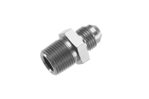 10AN STR male Adapter 1/2in NPT Male Clear