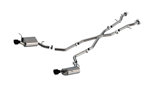 Borla 11-25 Dodge Durango 3.6L V6/5.7L V8 2+4WD S-Type Catback Exhaust - 4.5in Ceramic Black Tips - 140449CB User 1