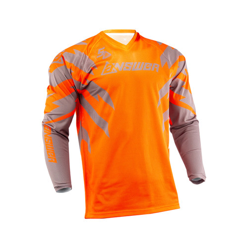 Answer 26 LE Syncron Rizz Vented Jersey Orange/Grey/White - Large - 475213 User 1